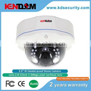 Kendom Cost Effective ir IP66 Weather Proof Ahd High Difination Dome Camera With Varifocal Lens thumbnail-1