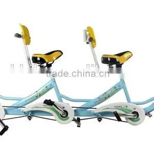24 Inch Tandem Bike / Single Speed Tandem Bicycle / Three Seat Bike thumbnail-2