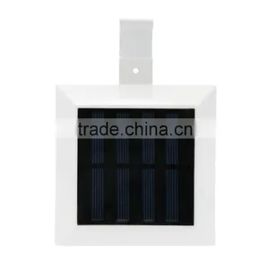 3W 6 LEDs Solar Powered Wall Mount Lamp Security Outdoor Light Dusk to Dawn Auto On/Off for Garden Door Street Yard Path White thumbnail-3
