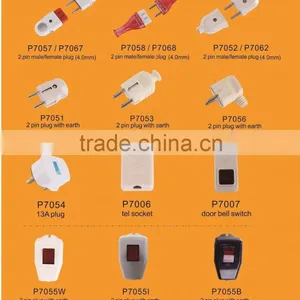 EU Power Supply Electric Plug Socket Adaptor (P7032) thumbnail-2
