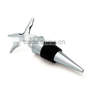 Wine Accessories 100% Food Grade Silicone Metal Wine Stopper Quality Choice thumbnail-4