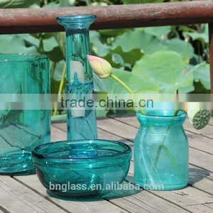 Glass Promotion Bowl Vase Colour Decor Cheap thumbnail-2