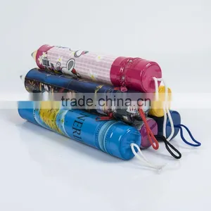 Full Color Printed Promotional Plastic Soft PVC Pencil Shape Pencil Bag Case (with Zipper and Handle) thumbnail-1