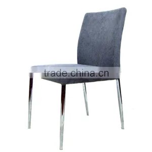 Stainless Steel Dining Room Chair Upholstery Fabric MG-C324 thumbnail-1