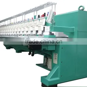 18 Heads High Speed 1200RPM Commercical Flatbed Embroidery Machine thumbnail-3