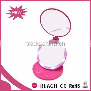 Colorful Folding Magnifying Vanity Mirror Light Bulbs Cosmetic Supplier's Choice thumbnail-4