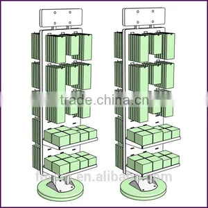 Acrylic Rotating Bag Floor Display Stand thumbnail-2