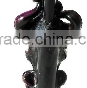 Figurine Shaped Hand Crafted Smoking Pipes - Jester Skull on Fire thumbnail-5