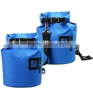 Dry Bag 5L PVC TARPAULIN Waterproof, for Outdoor Activities and Watersports thumbnail-1