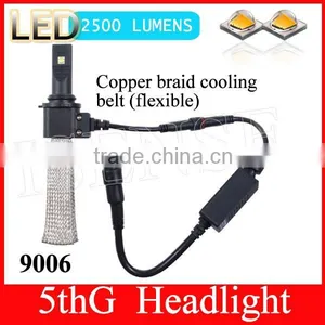 the 5th Latest LED Headlight 3000LM High Lumen Super Bright H4, H7, H8, H9, H11, 9005, 9006 Led Head Lamp thumbnail-1
