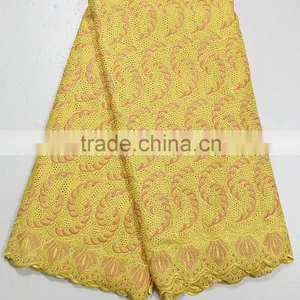 2015 Swiss Voile Lace Embroidery Design Lady Dress Special Flower Lace for Party thumbnail-4