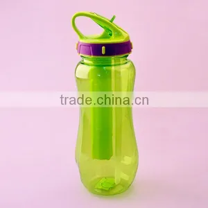 550ML 650ML 800ML 1000ML Custom Tritan Water Bottle With Ice Freezer Stick Quality Choice thumbnail-2