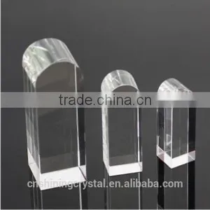 New Cuboid Blank Trophy Crystal Souvenir Cubes thumbnail-2