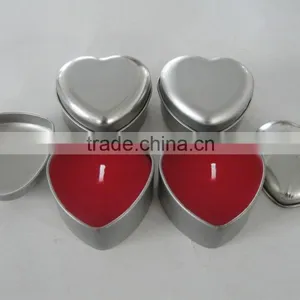Lovely Heart Shape Scented Travel Tin Candle 5.5x3.2cm Height XM-T010 Quality Choice thumbnail-1