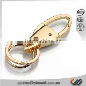 Whole Gold Plating Decorative Metal Key Chain thumbnail-2