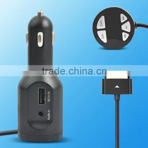2in1 Car Charger With FM Transmitter Function for Iphone 4 thumbnail-1
