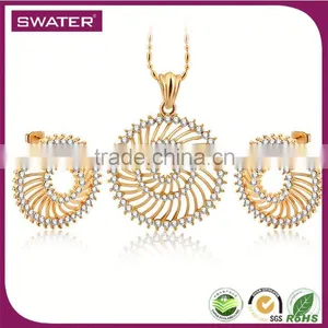 Fine Jewelry Wholesale Gold Stainless Steel Set Jewelry thumbnail-1