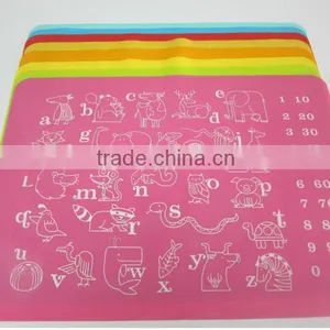 Custom Silicone Baby Placemat One-piece Silicone Placemat thumbnail-4