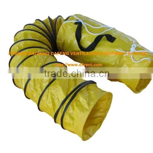 Yellow Inducstial PVC Fire-retardant Flexible Ventilation Ducting With Carry Bag thumbnail-1