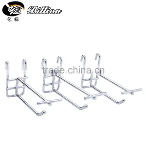 5.7 Thickness Supermarket Gridwall Display Hook Double Hanging Hook Net Hanging Hook thumbnail-3