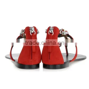 Latest Sexy Fashion Flat Sandals Women Shoes thumbnail-5