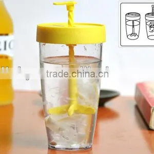 Plastic Cup With Spoon for Coffee on Sales thumbnail-1