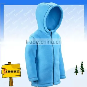 JHDM-1556 Kids Unisex Fleece Jacket With Attached Hood thumbnail-1