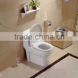 Modern Bathroom Dennis 2085 One Piece P Trap Chinese WC Toilet thumbnail-4