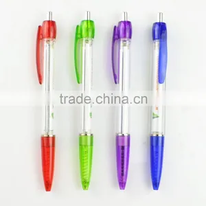 Full Color Logo Printed Advertising Banner Plastic Ball Pen thumbnail-2