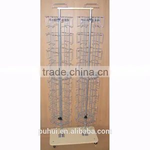 Qualified Metal Revolving Floor Card Stand From China thumbnail-2
