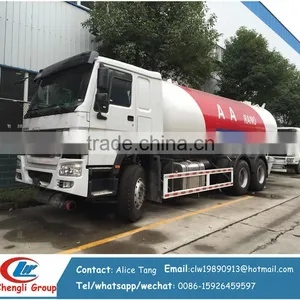 6*4 HOWO Lpg Delivery Truck Mobile Lpg Gas Refueling Trucks thumbnail-1
