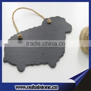 Different Shapes Hanging Slate Blackboard Garden Marker thumbnail-5