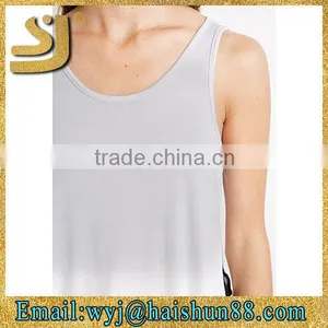 Simple Fashion Round Neck Ladies Sleeveless t Shirts thumbnail-4