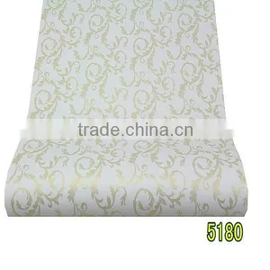 Sample Golden Pattern Adhesive Wallpaper for Living Room Decoration thumbnail-2