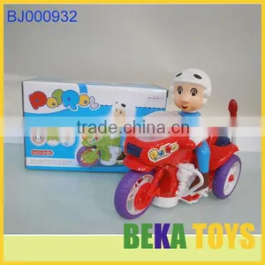 2014 Newest Toys White Kids Novelty Electric Led Robot Toy Small Plastic Cartoon Robot Toys thumbnail-5