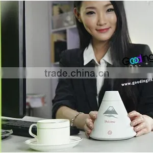 2015 Hot Sale Mini Novelty USB Ultrasonic Volcano Humidifier for Office Home Desktop Use thumbnail-4