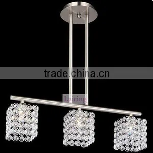 Contemporary Clear Crystal Chandelier & Fancy Led Light thumbnail-1
