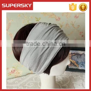 A-143 Bohemian Jersey Head Wrap Yoga Headband Hairband Women Headwrap Headband thumbnail-1