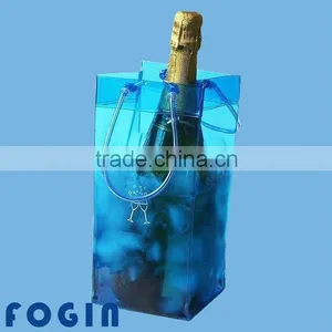 Watertight Clear PVC Cooler Bag for Wine thumbnail-1