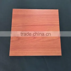 Wood Grain Aluminum Suspended Ceiling Board Home Decoration Ceiling Panel Clip In Ceiling thumbnail-2