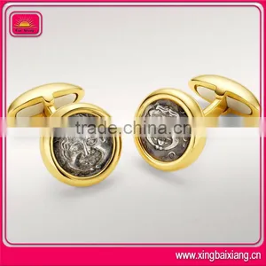 New Design Promotional Custom Bean Shape Cuff Button thumbnail-5