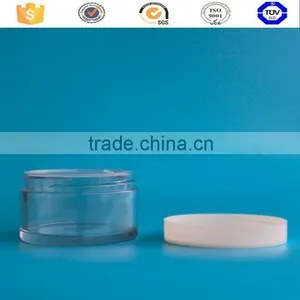 60ml/2 oz Transparent Clear Plastic Pet Cream Jar Container thumbnail-1