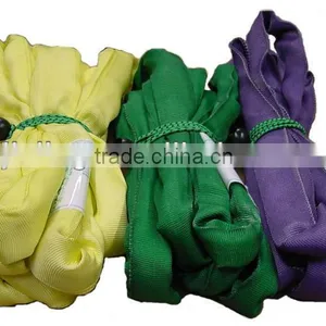 rc Small and Heavy Duty Polyester Round Slings Soft Pipe Lifting Slings thumbnail-1