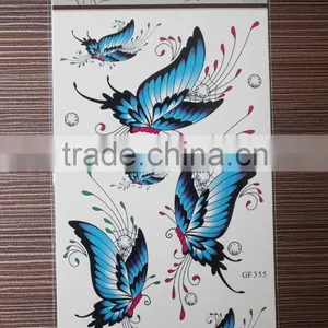 2016 Best Seller Eco-friendly High Quality Tattoos of Butterflies Shoulder thumbnail-1