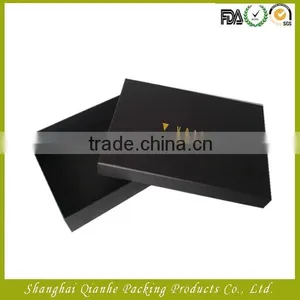Black Hot Selling Cradboard Paper Box for Garment thumbnail-4
