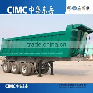 Tri-axle 40 Tons Tractor Hydraulic Dump Trailer for Sale thumbnail-1