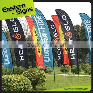 Easyliy Carry Dye Sublimation Wholesale Polyester Feather Banner thumbnail-4