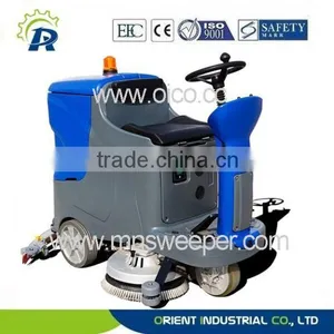 Germany Technology Professional Waiting Lounge Outdoor Ride on Washer Commercial Floor Scrubbers Machine With Lead Acid Battery thumbnail-1