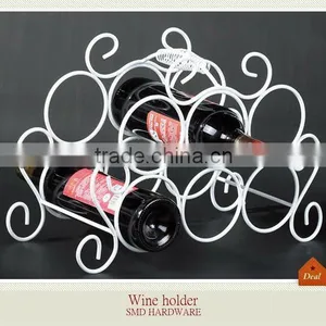 Chrome Metal Wine Rack for 6 Wine Bottle thumbnail-1