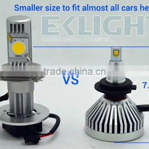 EK LIGHT Smart System TUV Factory 6-30V DRL Function H7 H4 D1 D2 D3 D4 Canbus h4 Car Led Headlight thumbnail-3